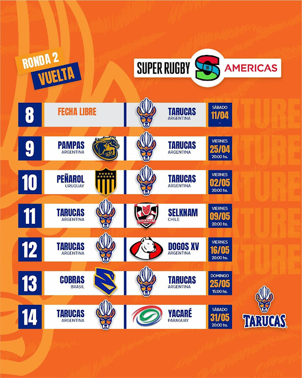 tarucas fixture vuelta